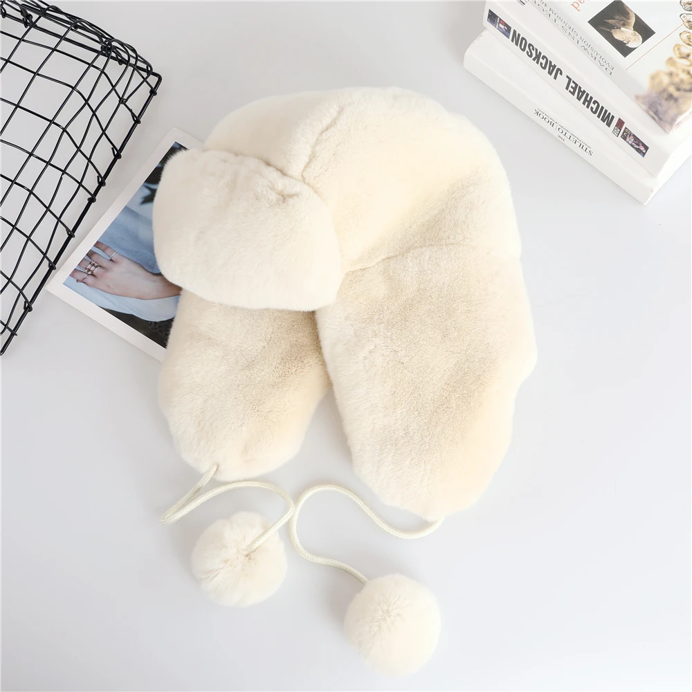 2022 New Unisex Genuine Rex Rabbit Fur Thick Warm Hat Trapper Caps Bomber Hats For Cold Winter Earflaps Ushanka Ski Outdoor
2022 New Unisex Genuine Rex Rabbit Fur Thick Warm Hat Trapper Caps Bomber Hats For Cold Winter Earflaps Ushanka Ski Outdoor