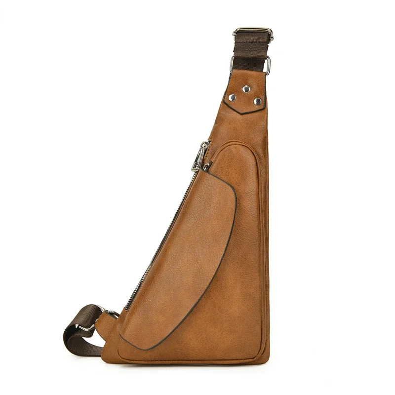 Chest Crossbody Crossbody Chest Handbag PU Shoulder Bag Leather Male Shoulder Pack Soft Men Men's Bag Bag Leisure Retro Vintage
Chest Crossbody Crossbody Chest Handbag PU Shoulder Bag Leather Male Shoulder Pack Soft Men Men's Bag Bag Leisure Retro Vintage