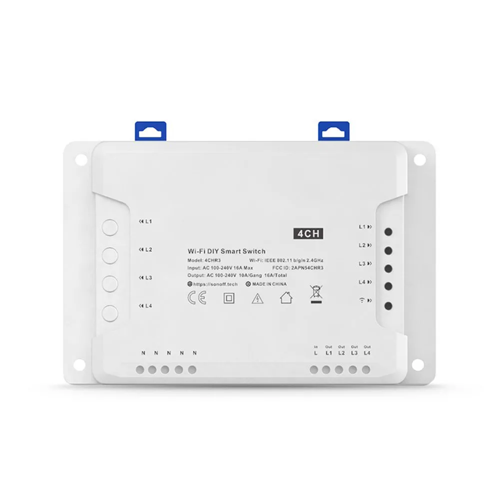 Wi-Fi умный телефон, модуль переключателя, умный телефон, модуль переключателя, радиочастотный канал управления, умный переключатель для SONOFF 4CH R3
Wi-Fi умный телефон, модуль переключателя, умный телефон, модуль переключателя, радиочастотный канал управления, умный переключатель для SONOFF 4CH R3