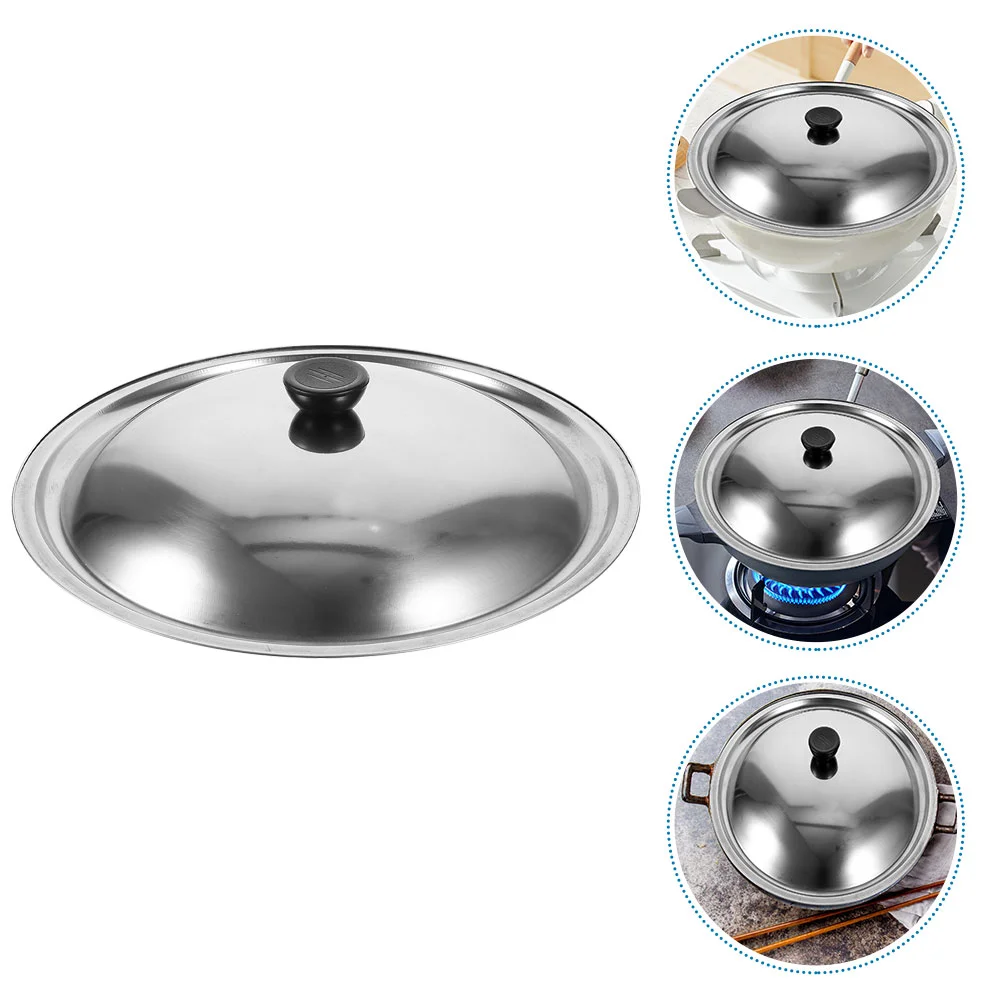 Anti-spill Soup Pot Lid Replacement Universal Cover Stainless Steel for Skillet Pan Lids Covers Cooking Can
Anti-spill Soup Pot Lid Replacement Universal Cover Stainless Steel for Skillet Pan Lids Covers Cooking Can
