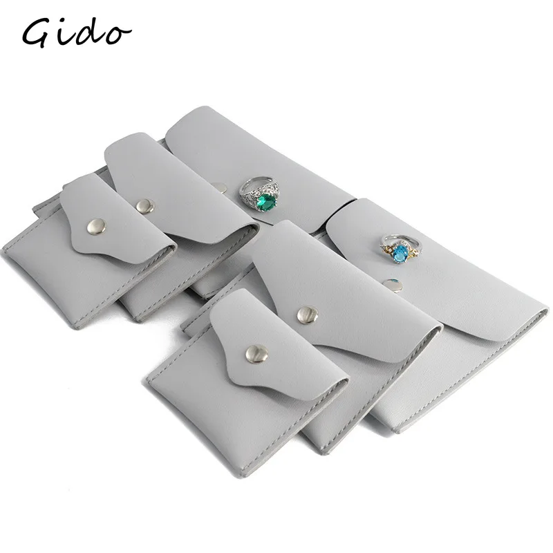 Jewelry Bag PU Imitation Leather Microfiber Inner Cloth Bag Packaging Gift Bag Necklace Pendant Silver Grey New Style
Jewelry Bag PU Imitation Leather Microfiber Inner Cloth Bag Packaging Gift Bag Necklace Pendant Silver Grey New Style