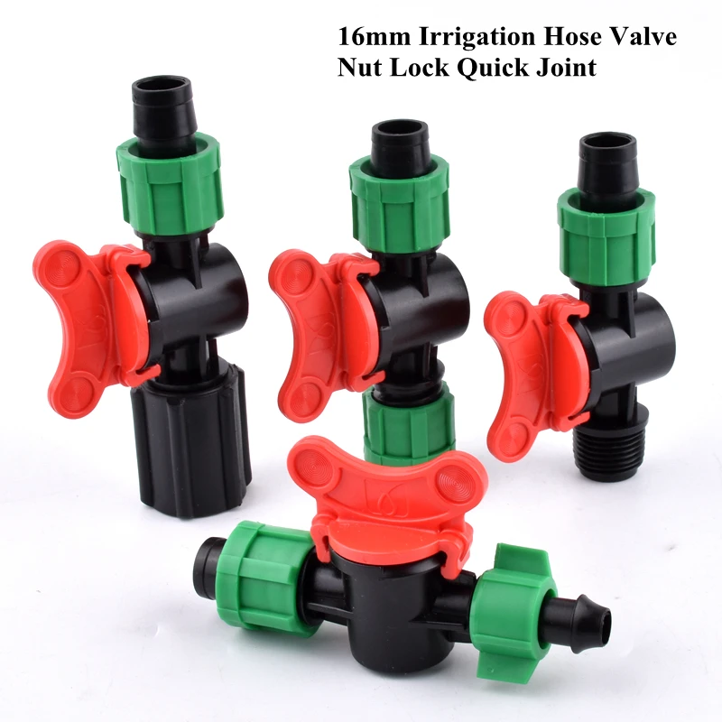 16mm Valve Watering Irrigation Hose Ball Valve Flow Control Joint Labyrinth Tube Drip Irrigation Belt Garden Water Pipe Joint
16mm Valve Watering Irrigation Hose Ball Valve Flow Control Joint Labyrinth Tube Drip Irrigation Belt Garden Water Pipe Joint