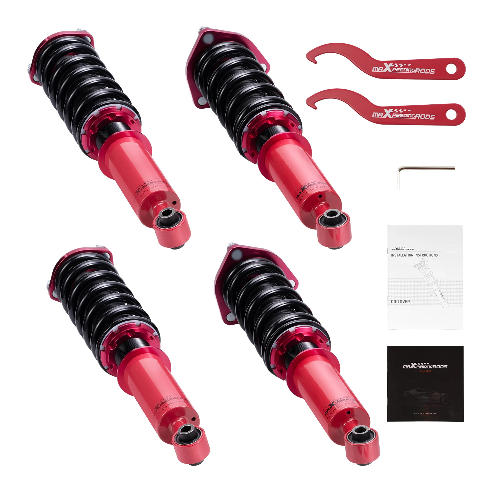 MaXpeedingrods Coilover 24-Way Lowering Kit For Lexus GS300 98-05 GS430 01-05 Full Adjustable Coilover Damper
MaXpeedingrods Coilover 24-Way Lowering Kit For Lexus GS300 98-05 GS430 01-05 Full Adjustable Coilover Damper