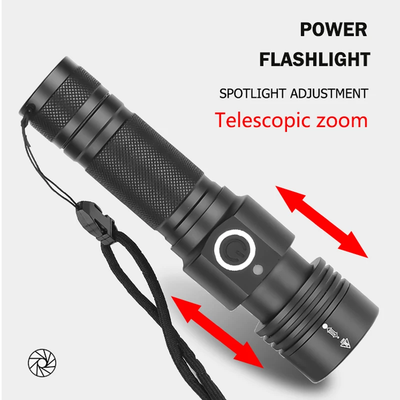 Super Bright Flashlight with 1474 XHP50 LED & 4 Modes, USB Rechargeable for Outdoor Adventure
Super Bright Flashlight with 1474 XHP50 LED & 4 Modes, USB Rechargeable for Outdoor Adventure