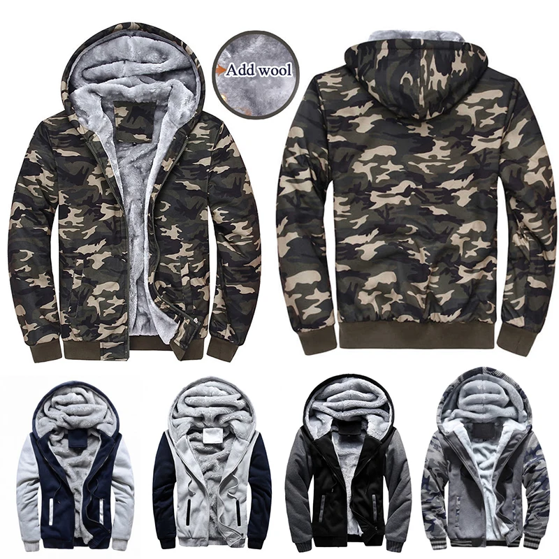 Hoodie Outwear Coat Overcoat Cardigan Jacket Padded Warm Camo Sherpa Fleece Men Fur Lined Mens Camo Lined Zip Up Winter
Hoodie Outwear Coat Overcoat Cardigan Jacket Padded Warm Camo Sherpa Fleece Men Fur Lined Mens Camo Lined Zip Up Winter