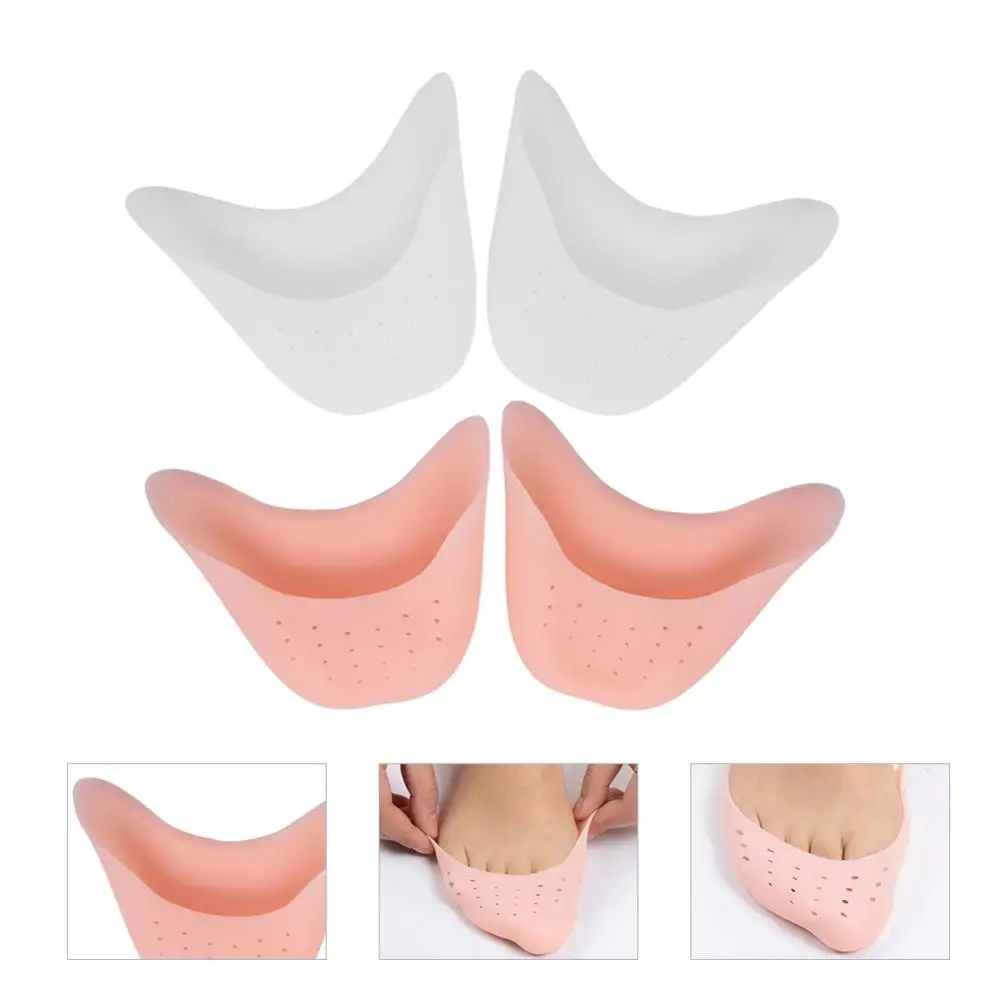 1 Pair Silicone Toe Shoe Cover Ballet Pointe Dance Shoes Pads Dancing Toe Protector Thickening Pain-proof Wear Insole Half Yard
1 Pair Silicone Toe Shoe Cover Ballet Pointe Dance Shoes Pads Dancing Toe Protector Thickening Pain-proof Wear Insole Half Yard