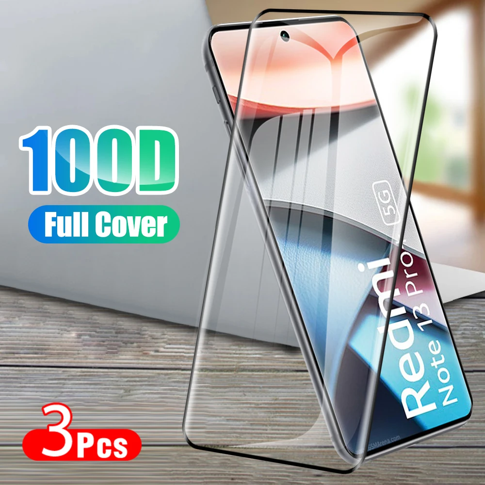 

3Pcs Full glue curved screen protector For Xiaomi Redmi Note 13 Pro Plus 5G Redmi note13pro plus 6.67 inches Tempered Glass