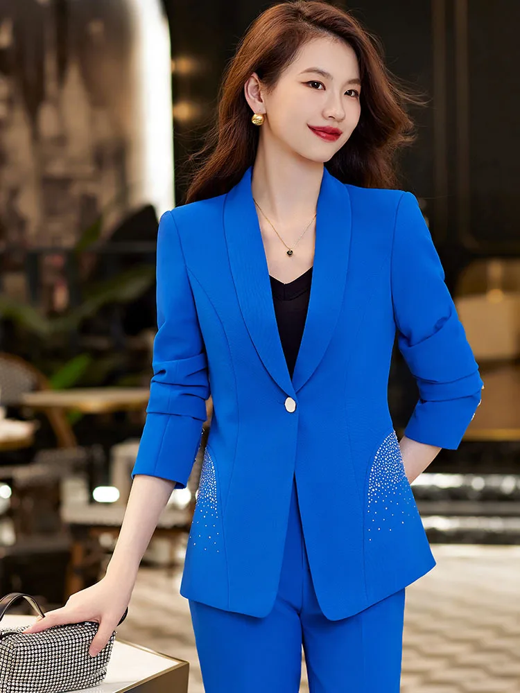 2023 Spring New Long Sleeve Boutique Women's Clothing Work Uniforms Office Lady Suit Black Formal Wear White Suit
2023 Spring New Long Sleeve Boutique Women's Clothing Work Uniforms Office Lady Suit Black Formal Wear White Suit