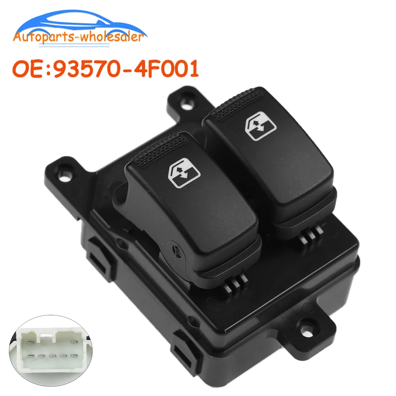 Car 93570-4F001 935704F001 93570-4E001 93570-07000 For Hyundai Picanto 2004-2007 Front Left Electric Power Window Switch Button
Car 93570-4F001 935704F001 93570-4E001 93570-07000 For Hyundai Picanto 2004-2007 Front Left Electric Power Window Switch Button