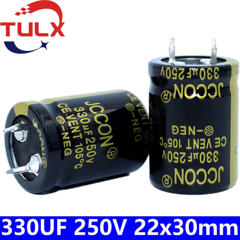 2Pcs 330UF Capacitor 330UF250V 22x30mm Super Capacitor 250V330UF 22x30mm Electrolyte Capacitor 250V Oxygen Capacitor
2Pcs 330UF Capacitor 330UF250V 22x30mm Super Capacitor 250V330UF 22x30mm Electrolyte Capacitor 250V Oxygen Capacitor