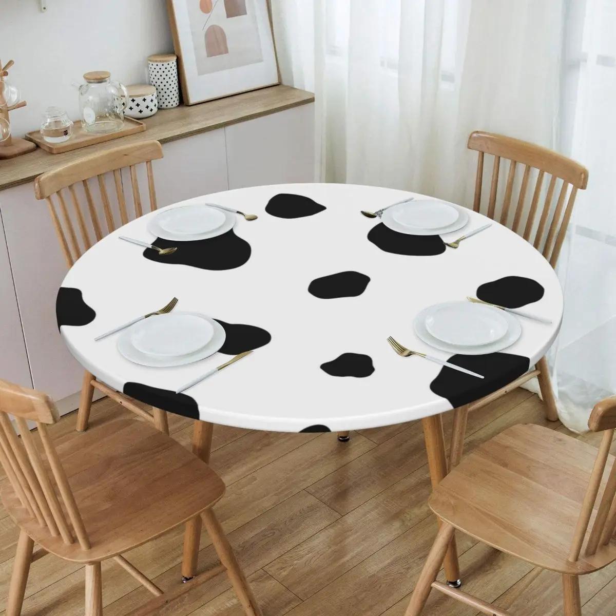 Round Seamless Cow Print Table Cloth Waterproof Tablecloth 45"-50" Table Cover Backed with Elastic Edge
Round Seamless Cow Print Table Cloth Waterproof Tablecloth 45"-50" Table Cover Backed with Elastic Edge