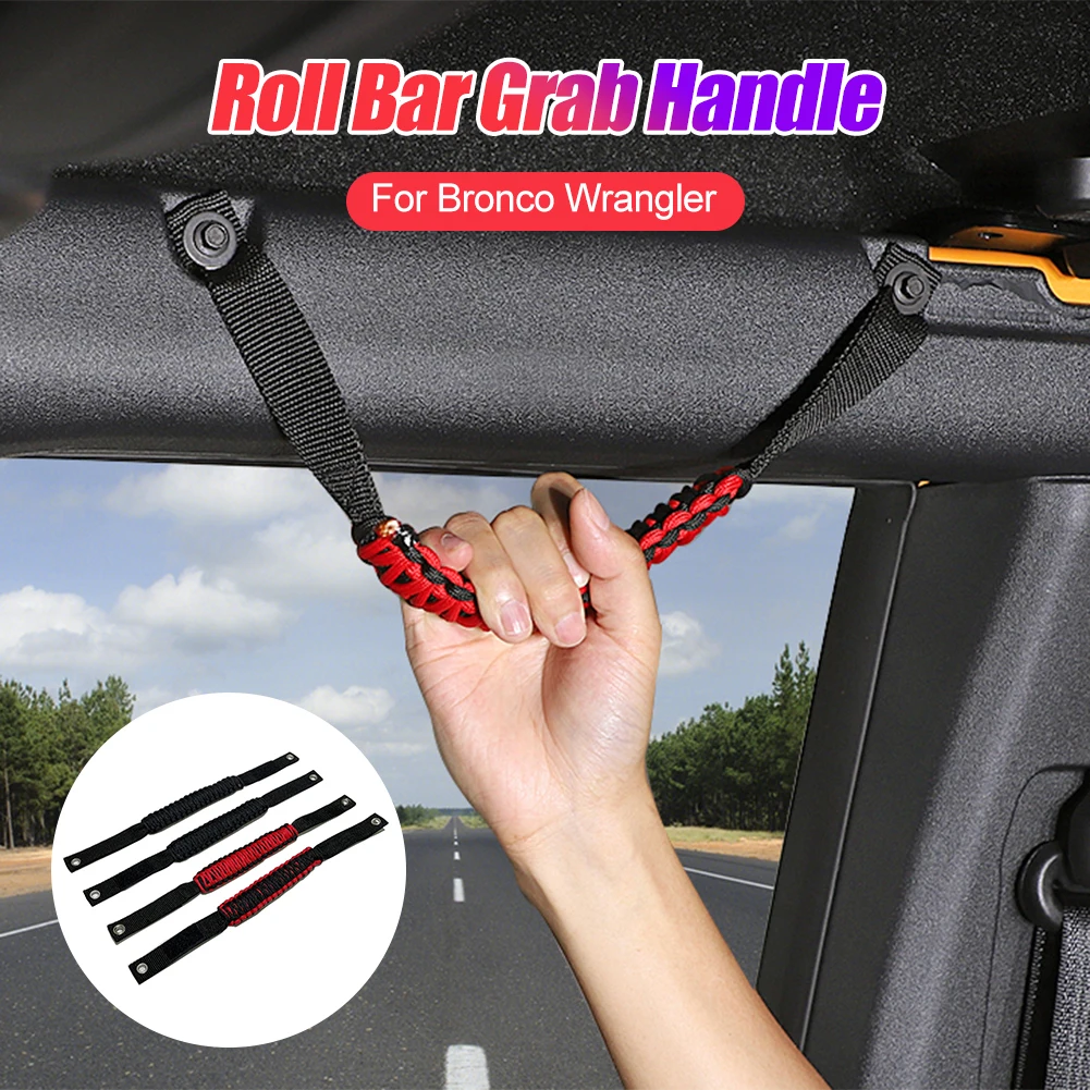 1Pair Car Grab Handle Handwoven Nylon Strap Grab Door Roof Pull Rope Handle Anti-Slip for Ford Bronco 2021 2022 Auto Accessories
1Pair Car Grab Handle Handwoven Nylon Strap Grab Door Roof Pull Rope Handle Anti-Slip for Ford Bronco 2021 2022 Auto Accessories