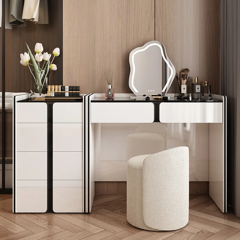 Luxury Modern Vanity Dresser Walnut Wood Drawer Storage Dressing Table Make Up Cabinet Tocador Maquillaje Room Furniture
Luxury Modern Vanity Dresser Walnut Wood Drawer Storage Dressing Table Make Up Cabinet Tocador Maquillaje Room Furniture