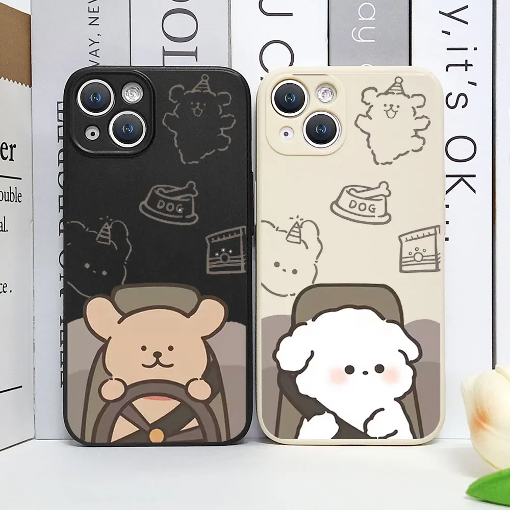 Funny Cartoon Dog Phone Case for Iphone 13 12 11 14 15 16 Pro Max XS MAX X Soft Covers for Iphone 7 8 14 Plus SE20 Couple Fundas Funny Cartoon Dog Phone Case for Iphone 13 12 11 14 15 16 Pro Max XS MAX X Soft Covers for Iphone 7 8 14 Plus SE20 Couple Fundas