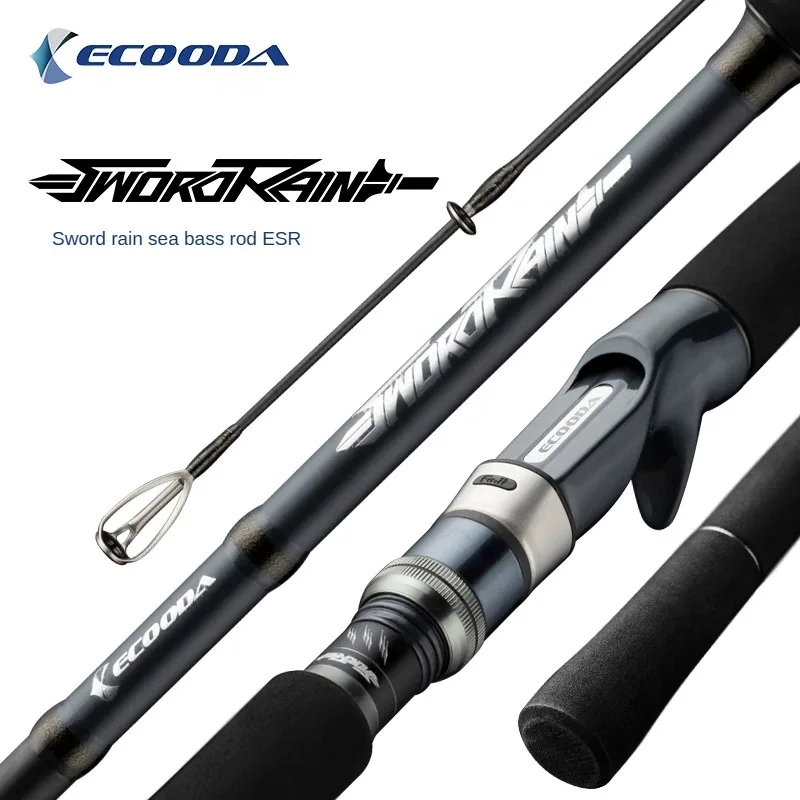 

ECCOODA ESR SeaBass Rod 2.1m 2.4m 2.7m Full Fuji Parts Spinning Casting Boat Fishing Rod Lure Wt 10-50g Saltwater Jigging Rod