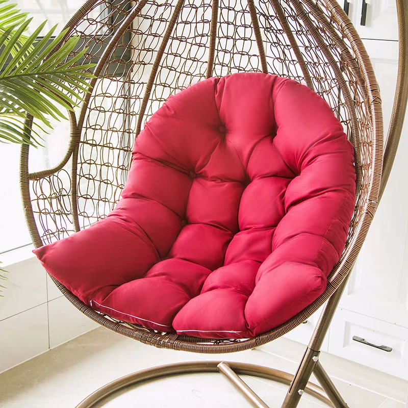 

80x120cm Swing Chair Recliner Cushion Hammock Hanging Basket Garden Armchair Pillow Patio Yard Courtyard Beach(No Swing)