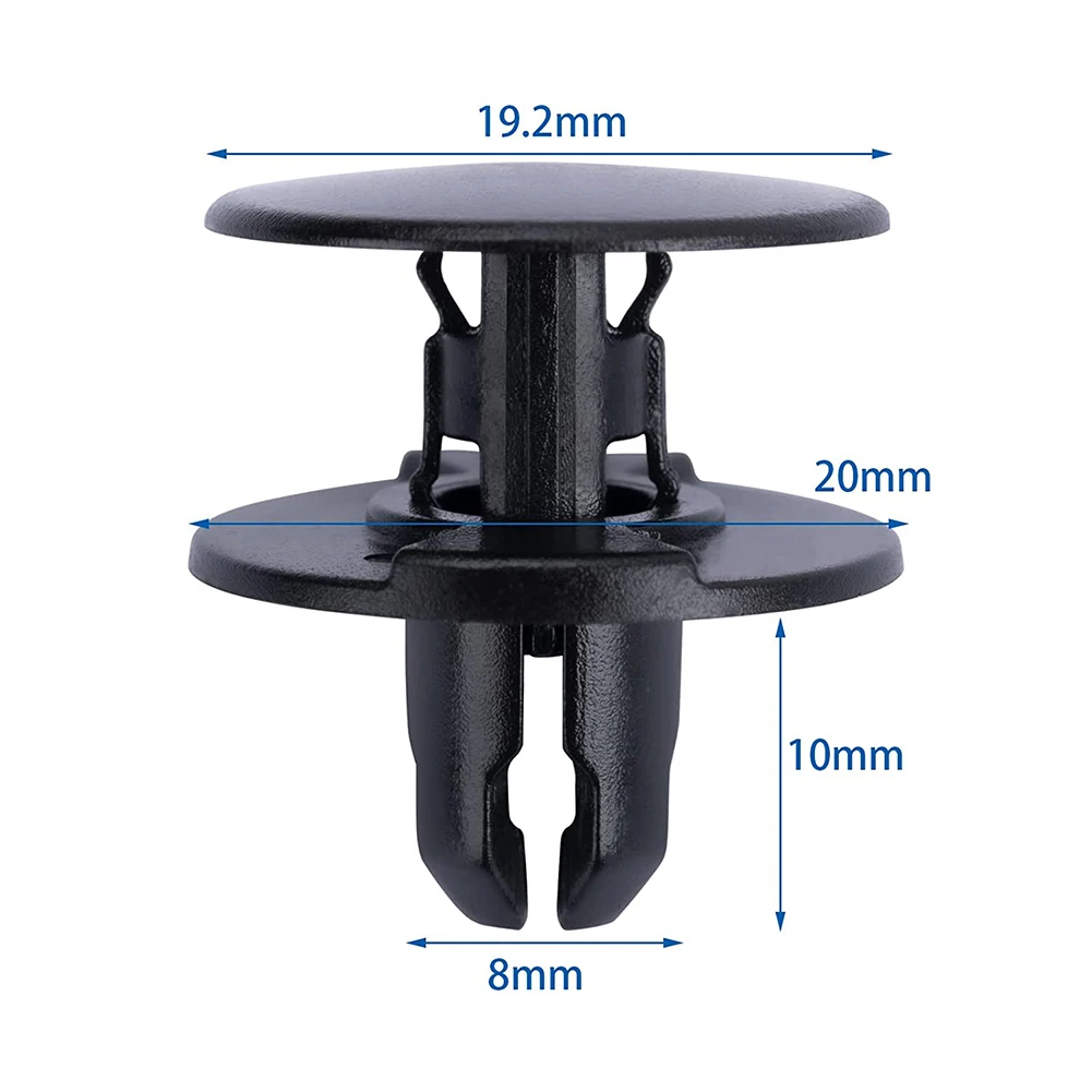 100Pcs Fender Push Type Retainer Clips For Honda For Acura 91501-TRO-003 Black Plasitc Car Fender Fixing Clip Accessories
100Pcs Fender Push Type Retainer Clips For Honda For Acura 91501-TRO-003 Black Plasitc Car Fender Fixing Clip Accessories