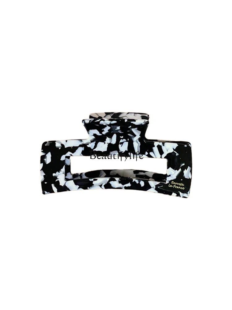 

Black and White Spots Grip Cow Texture Large Size Shark Clip