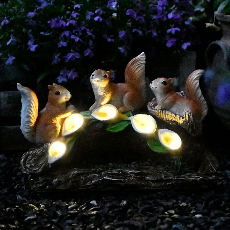 Resin Squirrel Solar Light Animal Decoration Desktop Ornaments Garden Night Light Can Illuminate Balcony Courtyard Layout
Resin Squirrel Solar Light Animal Decoration Desktop Ornaments Garden Night Light Can Illuminate Balcony Courtyard Layout
