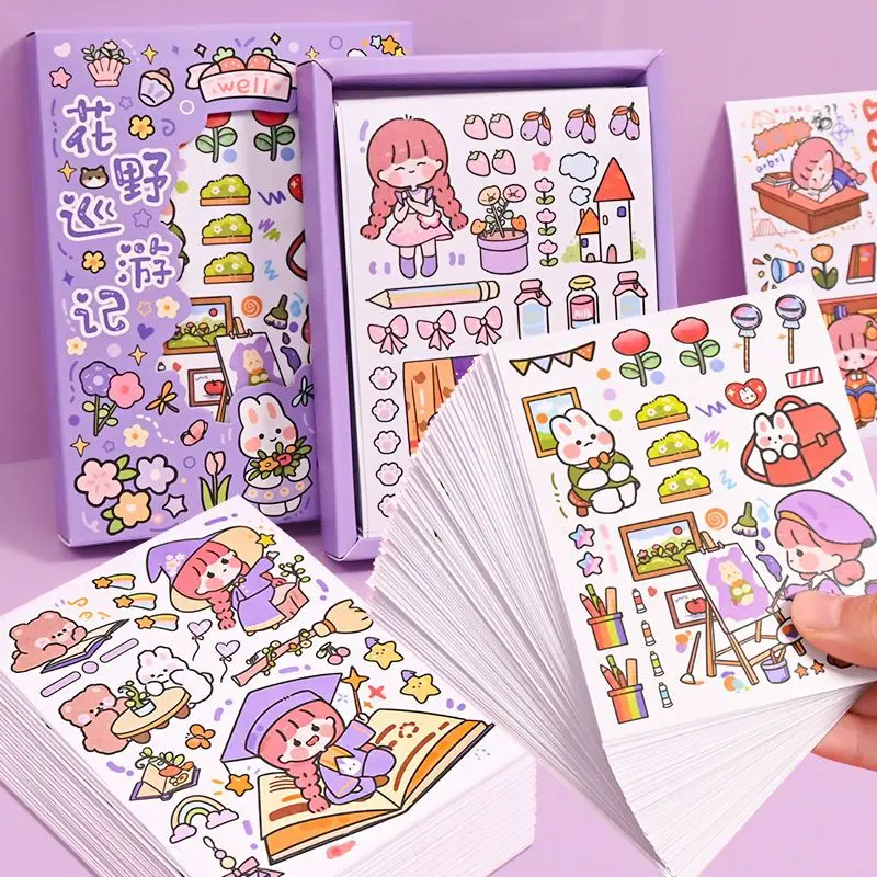 50 /300pcs Sheets Cute Cartoon Girls Animal Decoration Washi Scrapbooking Stickers For Journaling Scrapbook Kid Diy Arts Crafts
50 /300pcs Sheets Cute Cartoon Girls Animal Decoration Washi Scrapbooking Stickers For Journaling Scrapbook Kid Diy Arts Crafts