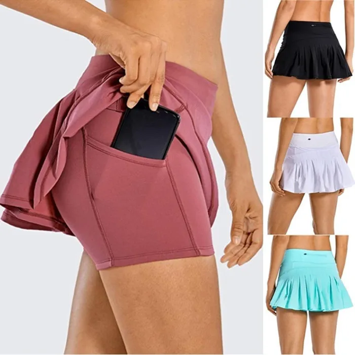 Summer Women Slim Skirts Sport Athletic Yoga Shorts Skirt Solid Color Exposure Fitness High Waist Shorts Female Sportswear 
Summer Women Slim Skirts Sport Athletic Yoga Shorts Skirt Solid Color Exposure Fitness High Waist Shorts Female Sportswear