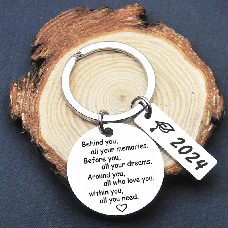 2024 Behind You All Your Memories Graduation Ceremony Keychain Graduation Souvenir Keychain
2024 Behind You All Your Memories Graduation Ceremony Keychain Graduation Souvenir Keychain