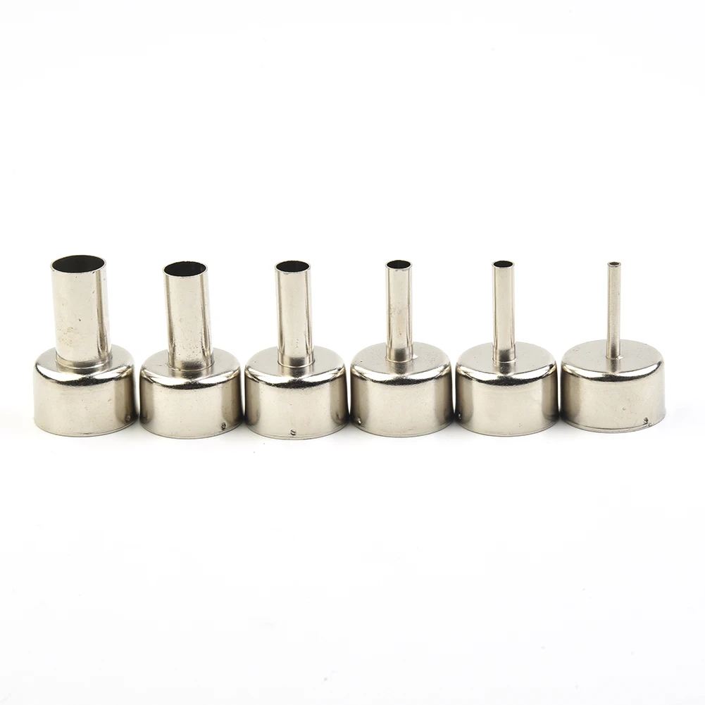 Hot Air Tool Nozzle High qualit Soldering Station Welding Heat Resistant Stainless steel Universal Sprayer 6pcs Tool
Hot Air Tool Nozzle High qualit Soldering Station Welding Heat Resistant Stainless steel Universal Sprayer 6pcs Tool