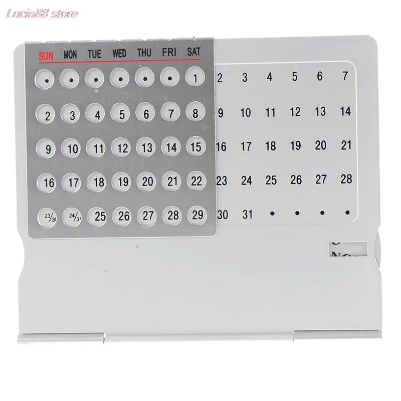 

New 1PC New Metal fabrication Perpetual Unique 100 Years Perpetual Calendar Office Supplies