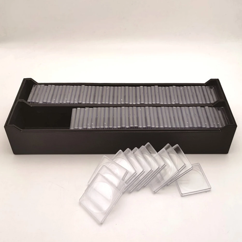 Coin Capsule Case Container Storage Box for 100pcs Coins Scratch resistant Material Adjustable Foam Liner Complete Package
Coin Capsule Case Container Storage Box for 100pcs Coins Scratch resistant Material Adjustable Foam Liner Complete Package