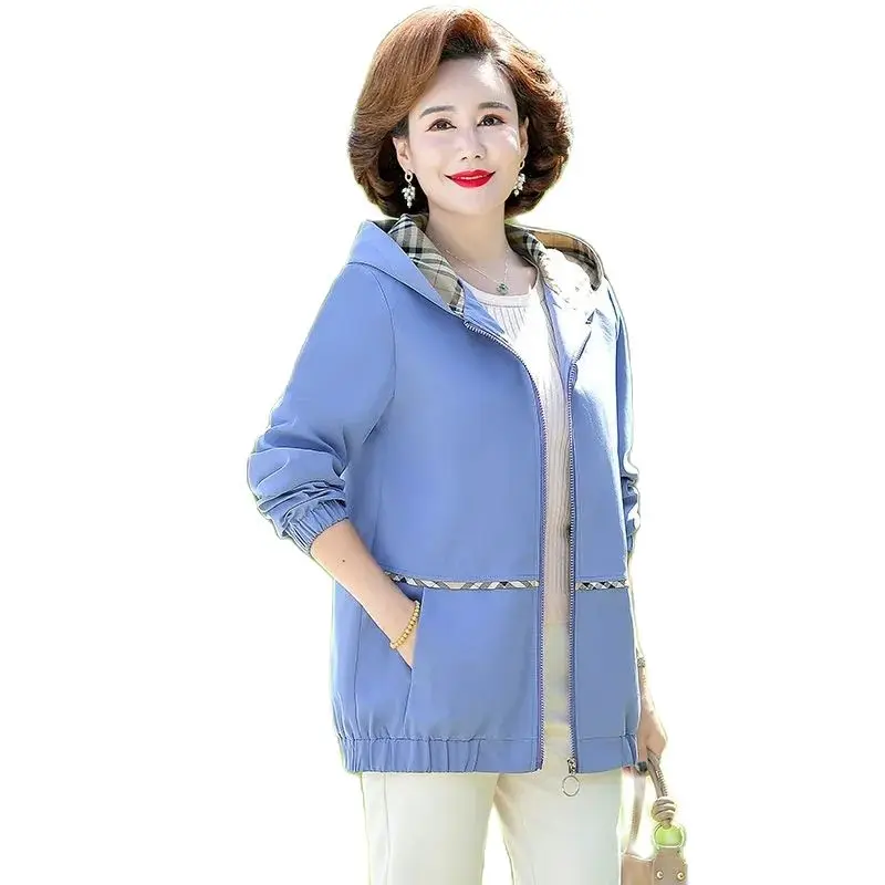 Middle-aged Mother Spring And Autumn Thin Coat Leisure Middle-Aged And Elderly Women Hooded Windbreaker New Fashion Autumn Coat
Middle-aged Mother Spring And Autumn Thin Coat Leisure Middle-Aged And Elderly Women Hooded Windbreaker New Fashion Autumn Coat