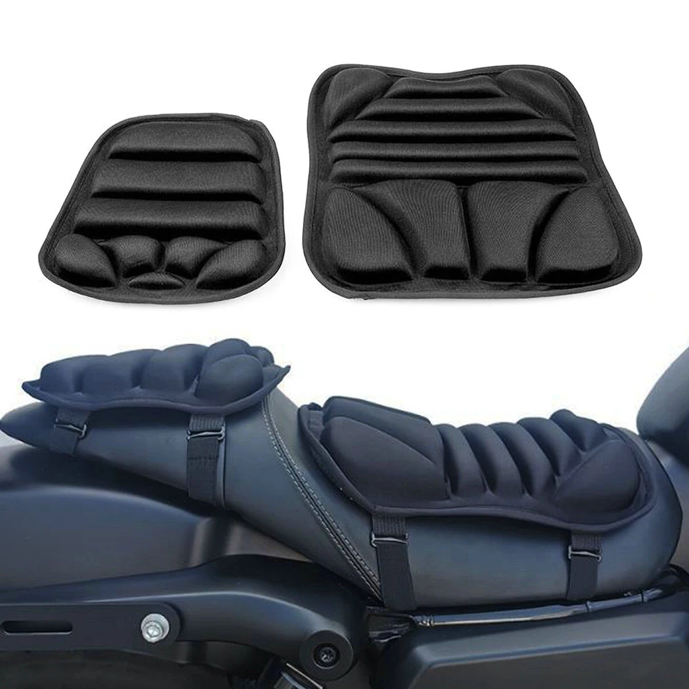 2Pcs Motorcycle For Seat Cushion Set Gel Cover Pad Universal Pressure Relief Shock Absorption Breathable And Cool TPU Fabric
2Pcs Motorcycle For Seat Cushion Set Gel Cover Pad Universal Pressure Relief Shock Absorption Breathable And Cool TPU Fabric
