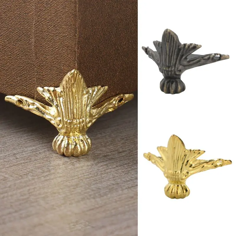 1/2/4pcs Vintage Furniture Feet Thickened Stainless Steel Jewelry Chest Gift Wood Box Feet Leg Corner Protector Home Decorative
1/2/4pcs Vintage Furniture Feet Thickened Stainless Steel Jewelry Chest Gift Wood Box Feet Leg Corner Protector Home Decorative