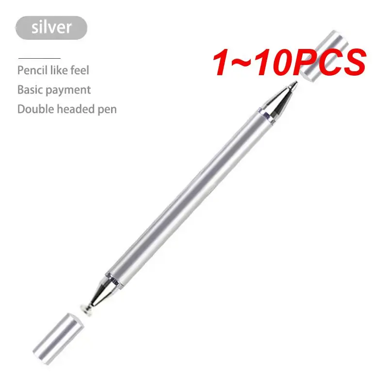 

1~10PCS In 1 Stylus Pen Capacitive Screen Touch Pen Smart Ballpoint Pencil For Android Phone Drawing