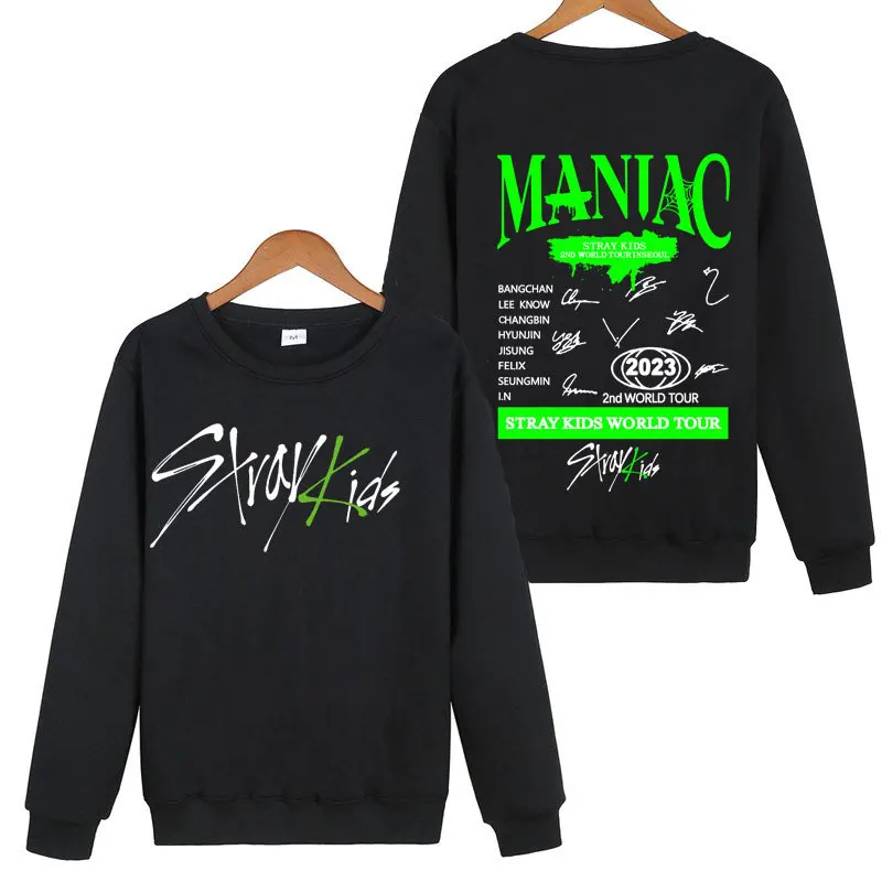 Kpop Stray Kids Maxident Hoodie Korean Harajuku Fashion Pullovers Autumn World Tour Maniac Casual Crewneck Sweatshirts Oversized
Kpop Stray Kids Maxident Hoodie Korean Harajuku Fashion Pullovers Autumn World Tour Maniac Casual Crewneck Sweatshirts Oversized