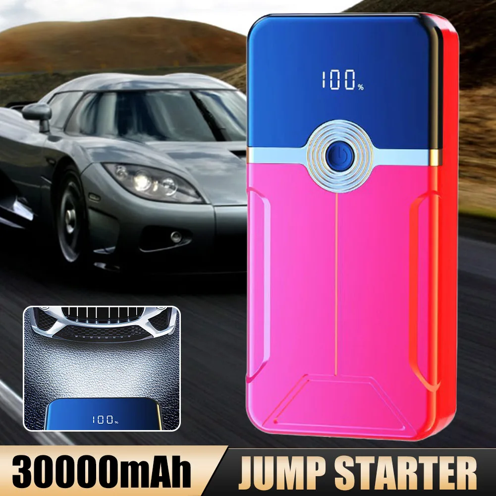 1000A Car Battery Jump Starter Power Bank 30000mAh Portable USB Fast Charger with LED Lamp 12V Emergency Booster Car Accessories
1000A Car Battery Jump Starter Power Bank 30000mAh Portable USB Fast Charger with LED Lamp 12V Emergency Booster Car Accessories