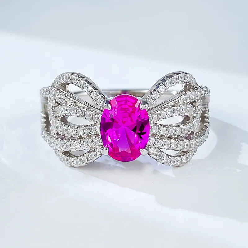 2023 New Bow and Lace Ring 925 Silver Girl 5 * 7 Design Sense European and American Fashion Temperament
2023 New Bow and Lace Ring 925 Silver Girl 5 * 7 Design Sense European and American Fashion Temperament