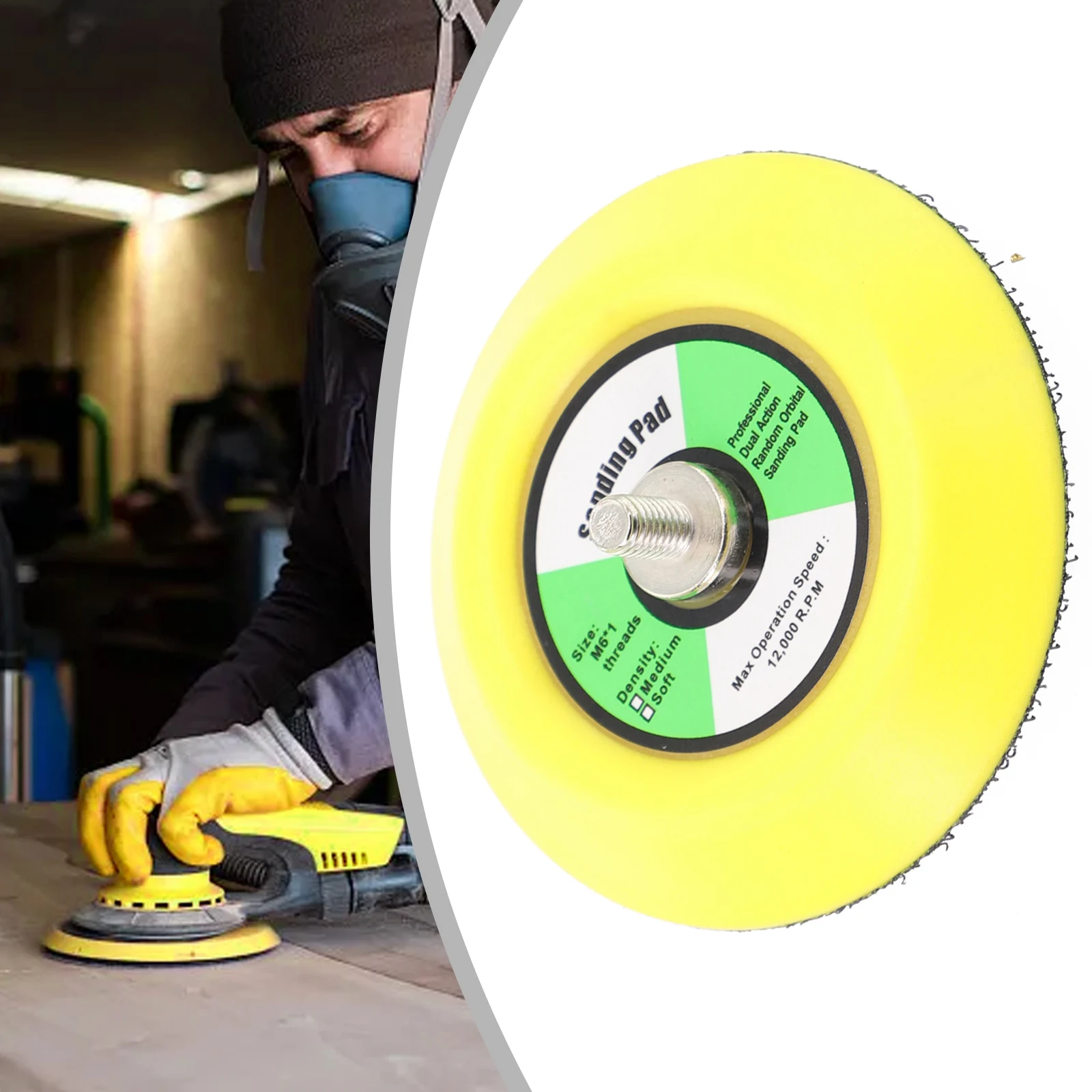 Polishing Sanding Disc Backing Pads Hook And Loop For Pneumatic Sander Abrasive Tool Accessories And Parts Replacement
Polishing Sanding Disc Backing Pads Hook And Loop For Pneumatic Sander Abrasive Tool Accessories And Parts Replacement