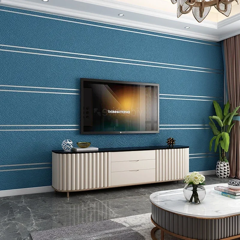 Nordic Plain Wide Striped Deerskin Velvet Wallpaper Bedroom Living Room Television Background Wall Non-Woven 3D Wallpaper
Nordic Plain Wide Striped Deerskin Velvet Wallpaper Bedroom Living Room Television Background Wall Non-Woven 3D Wallpaper