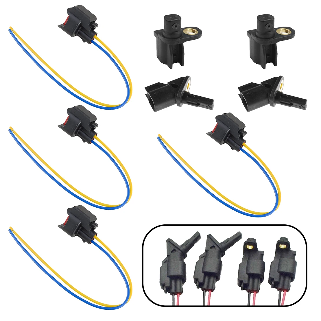 1 Set ABS Wheel Speed Sensor with Pigtail Connector Fit for Ford Jaguar Lincoln Volvo Mazda BP4K43701 ALS1839 ALS1090 ABS3431FLR
1 Set ABS Wheel Speed Sensor with Pigtail Connector Fit for Ford Jaguar Lincoln Volvo Mazda BP4K43701 ALS1839 ALS1090 ABS3431FLR