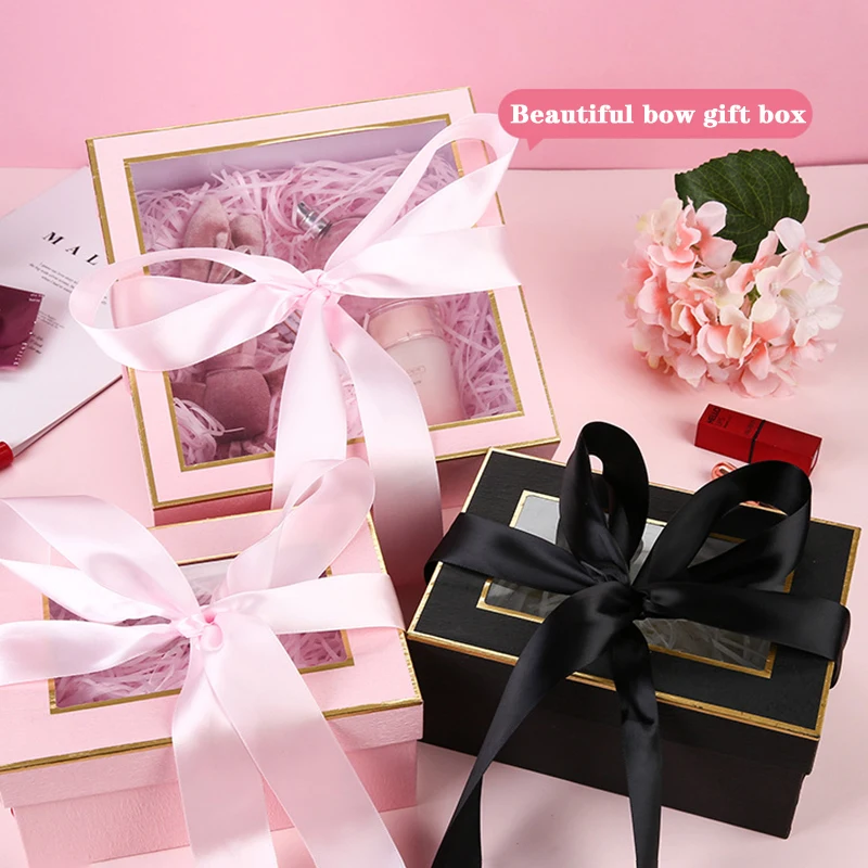 Christmas Bow Handmade Gift Box Set Empty Box Pink Birthday Ornament Makeup Gift Box Holiday Gift Box Animal Wolf Ornament Gift
Christmas Bow Handmade Gift Box Set Empty Box Pink Birthday Ornament Makeup Gift Box Holiday Gift Box Animal Wolf Ornament Gift
