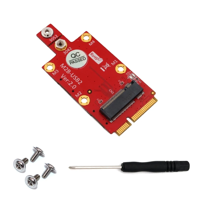 Переходник-адаптер M.2 для ключа в Mini PCI-E с двойным слотом для SIM-карты для модуля 3G 5G
Переходник-адаптер M.2 для ключа в Mini PCI-E с двойным слотом для SIM-карты для модуля 3G 5G