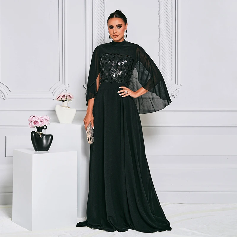 Женское черное элегантное платье 2024 Abaya Дубай блестящие шифоновые официальные Коктейльные Вечерние Длинные Макси-платья для выпускного вечера
Женское черное элегантное платье 2024 Abaya Дубай блестящие шифоновые официальные Коктейльные Вечерние Длинные Макси-платья для выпускного вечера