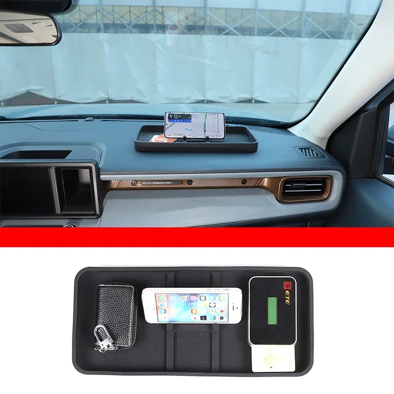 For Ford Maverick 2022 Silicone Black Car Dashboard Multi-functional Storage Mobile Phone Anti-slip Mat Car Interior Accessories
For Ford Maverick 2022 Silicone Black Car Dashboard Multi-functional Storage Mobile Phone Anti-slip Mat Car Interior Accessories