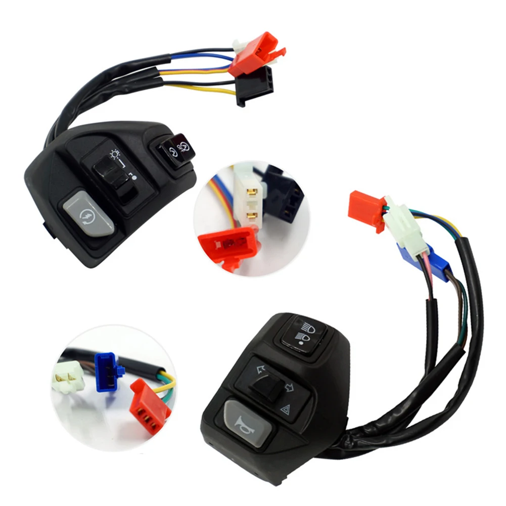 For LC135 AEROX155 Combination Switch Black/red/blue Plug-and-play Switch 1 Pair Motorcycle Parts High Quality
For LC135 AEROX155 Combination Switch Black/red/blue Plug-and-play Switch 1 Pair Motorcycle Parts High Quality