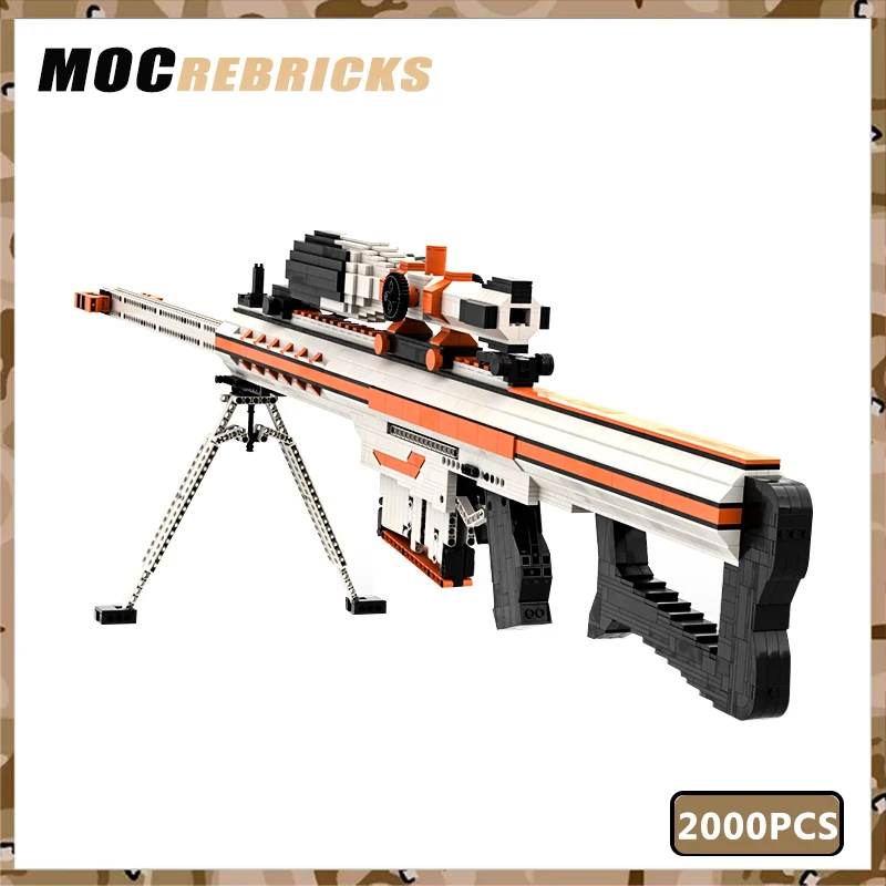 Firearms Series MOC Bricks M82A1 Bardot Gun Model Building Block With Stand Sight Set DIY Boy Education Toys Birthday Gifts
Firearms Series MOC Bricks M82A1 Bardot Gun Model Building Block With Stand Sight Set DIY Boy Education Toys Birthday Gifts
