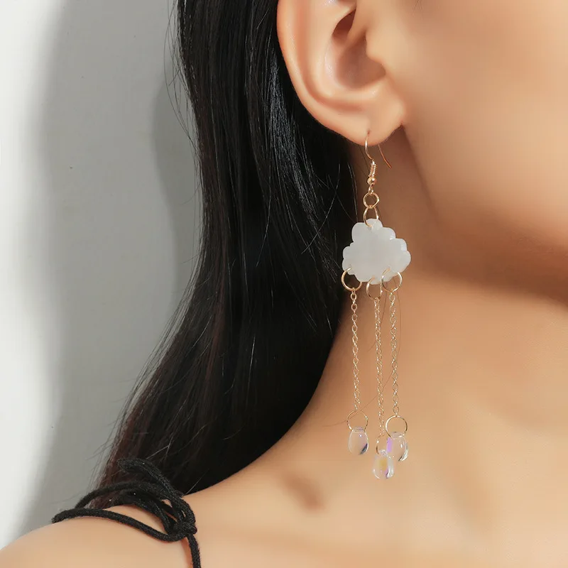 Fashion Rain Cloud Earring Long Tassel Crystal Teardrop Dangle Earrings for Women Simple Creativity Daily Jewelry Pendant Gifts 14 Mallzona S0d650fd2ca1c408c88b80a504b8fa2d3Z Fashion Rain Cloud Earring Long Tassel Crystal Teardrop Dangle Earrings for Women Simple Creativity Daily Jewelry Pendant Gifts Mallzona