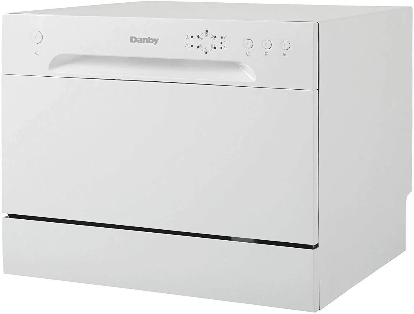 

Danby DDW621WDB Countertop Dishwasher with 6 Place Settings, 6 Wash Cycles and Silverware Basket, Energy