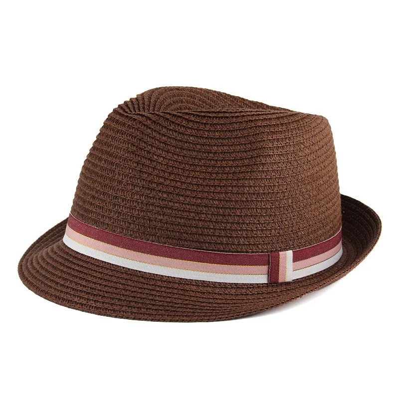 Summer Unisex Wide Brim Casual Straw Fedora Hat Jazz Style Beach Panama Top Classic Cap
Summer Unisex Wide Brim Casual Straw Fedora Hat Jazz Style Beach Panama Top Classic Cap