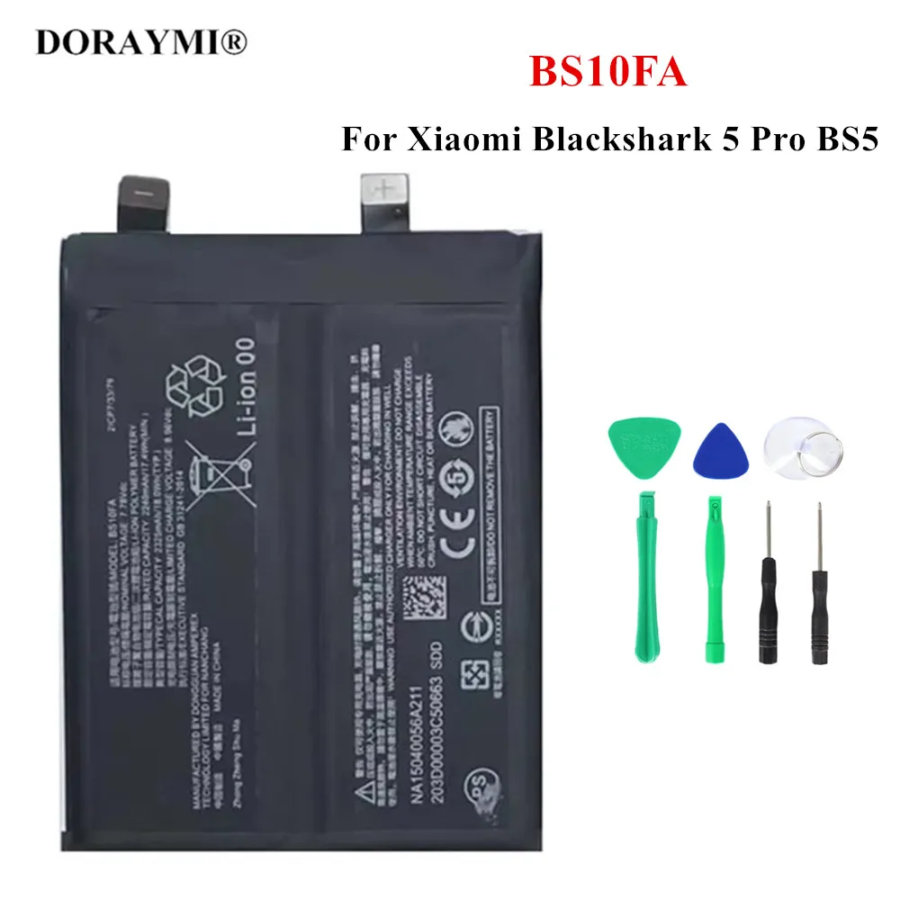 Оригинальный аккумулятор BS10FA для Xaiaomi Black Shark 5 Pro Blackshark, аккумуляторы для телефона + Инструменты
Оригинальный аккумулятор BS10FA для Xaiaomi Black Shark 5 Pro Blackshark, аккумуляторы для телефона + Инструменты