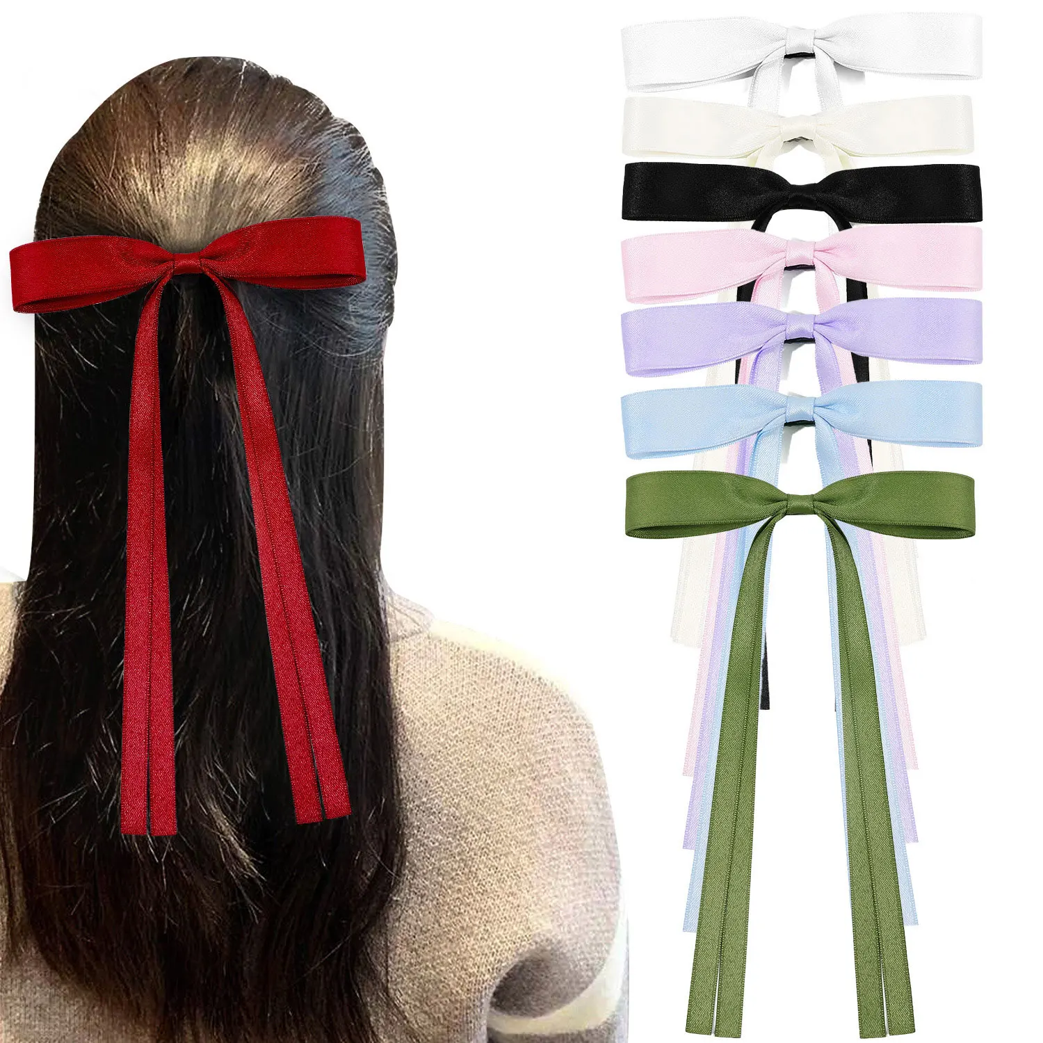 Fashion Women Hair Bow Ties Hair Clips Satin Butterfly Bow Hairpin Girl Hair Accessories for Ladies Bowknot Hairpins Wholesale
Fashion Women Hair Bow Ties Hair Clips Satin Butterfly Bow Hairpin Girl Hair Accessories for Ladies Bowknot Hairpins Wholesale